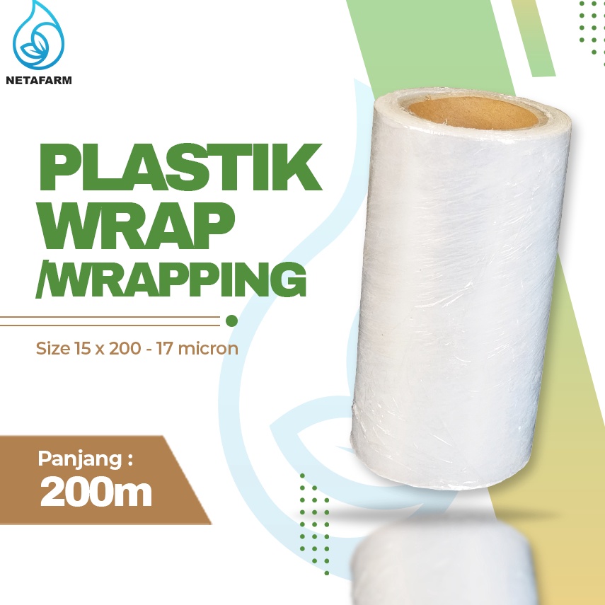 

Flash Sale Plastic Wrap PLASTIK WRAPPING 15cm X 2m