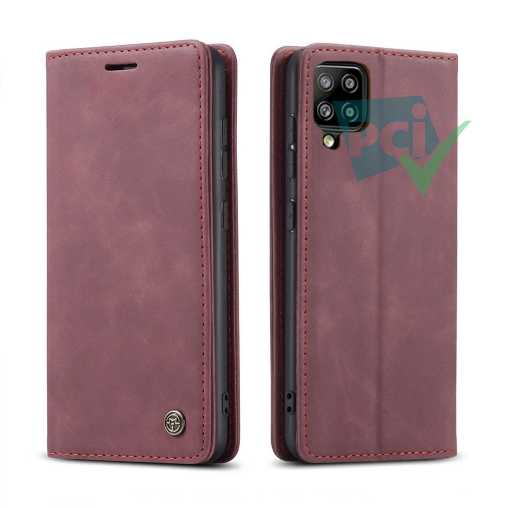 Casing Untuk Samsung A22 4G Wallet Pro Case Super Kesing PE Leather Full 360 Degree TPU Waterproof -