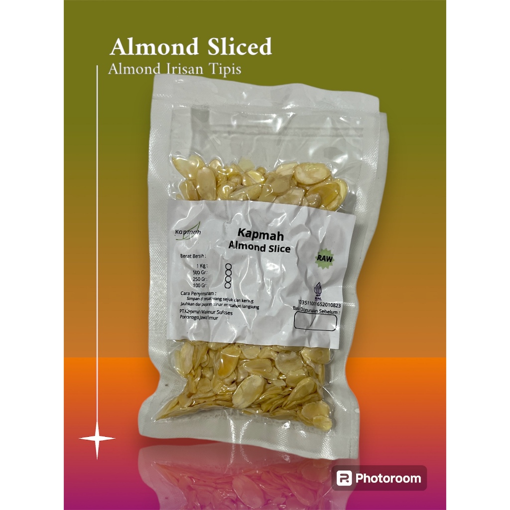 

Almonesia Sliced Original Mentah 50Gr