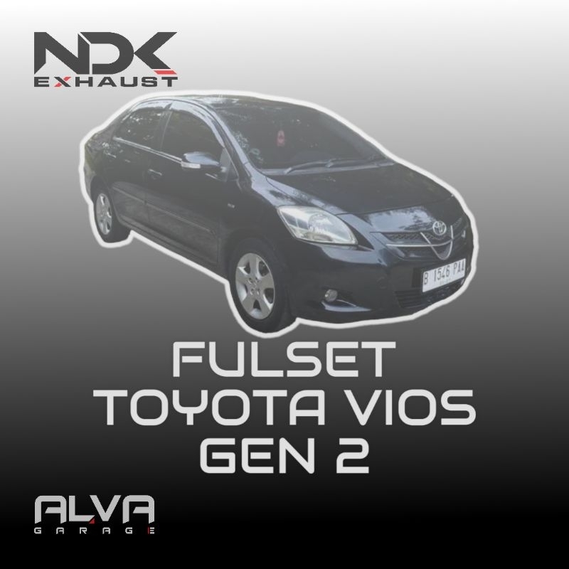 Knalpot Vios Gen 2 Full System NDK Exhaust