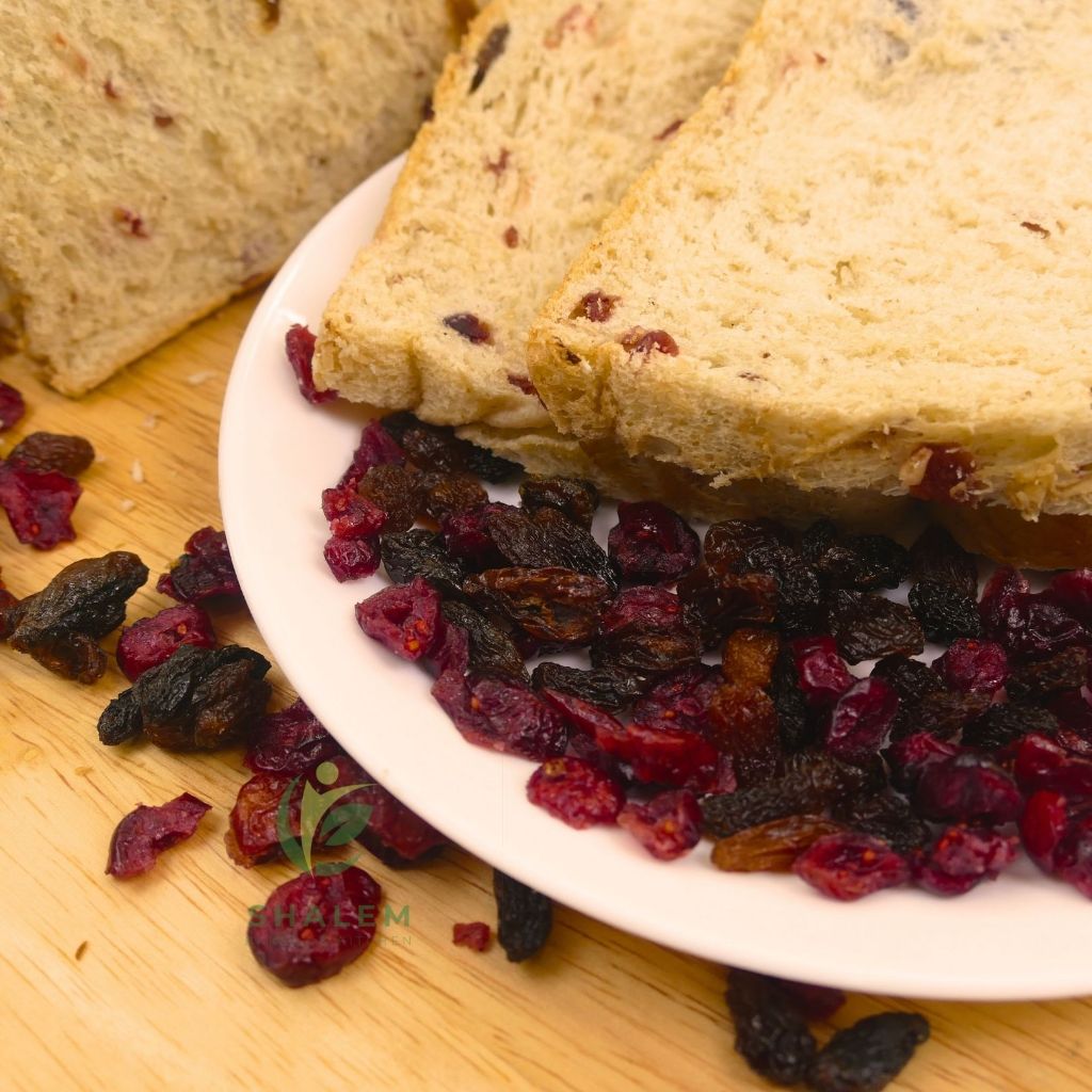 

Shalem Mixed Bread Fruits & Seeds 600gr - Roti Vegan, Biji bijian, Cranberries, Raisin