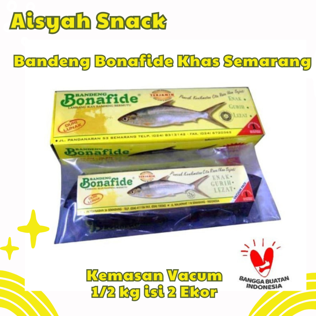 

Bandeng Presto Bonafide Semarang | Kemasan Vacum 2 ekor