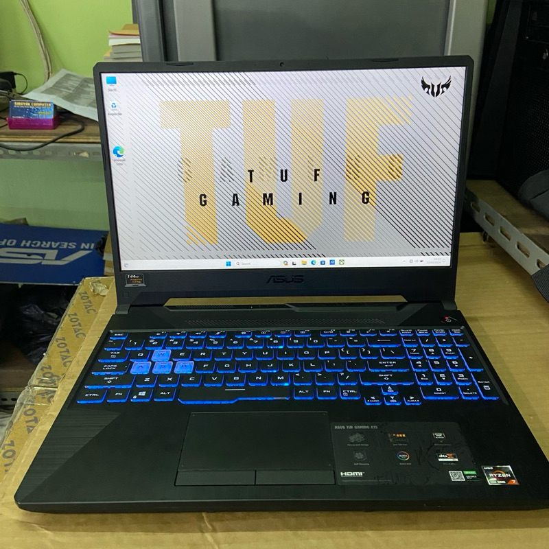 Laptop ASUS TUF Gaming A15 Amd Ryzen 7 Doblle Vga 1660 Ti Power Full
