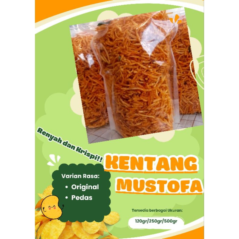 

KENTANG MUSTOFA RENYAH ENAK PEDAS ORIGINAL 120gr-250gr