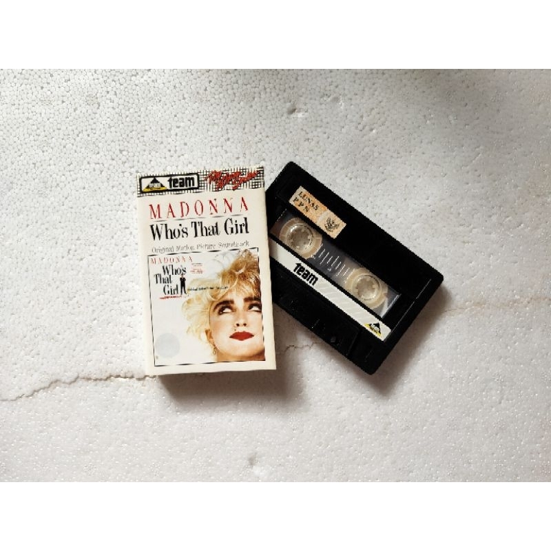 kaset pita dance pop soundtrack MADONNA whos that girl