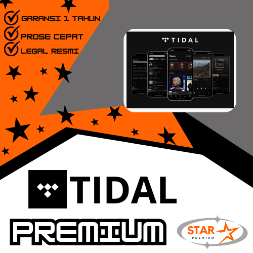 

Tidal Pro Premium 1 Tahun Bergaransi Proses Cepat