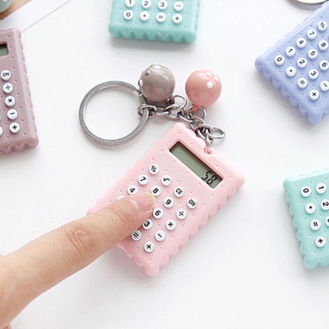 

Ready Diskon CODCalculator Mini Kartun Korea Candy Kalkulator Mini Pelajar Kalkulator Portabel Ujian Gantungan Kunci Komputer brick design colourfull warna warni Student Mini Electronic Calculator Biscuit Shape School Office SuppliesYES