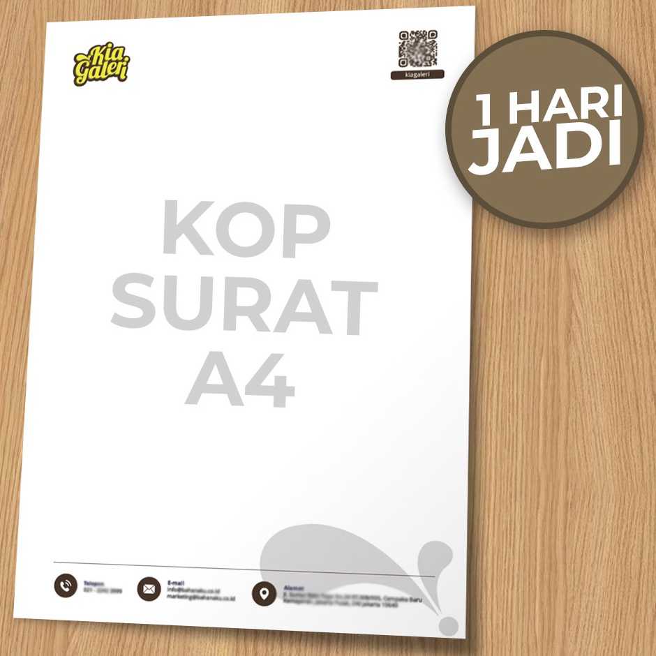 

Paket Baru Cetak Kop Surat A4 HVS 8 gsm 1 sisi per RIM Makin Banyak Makin Murah