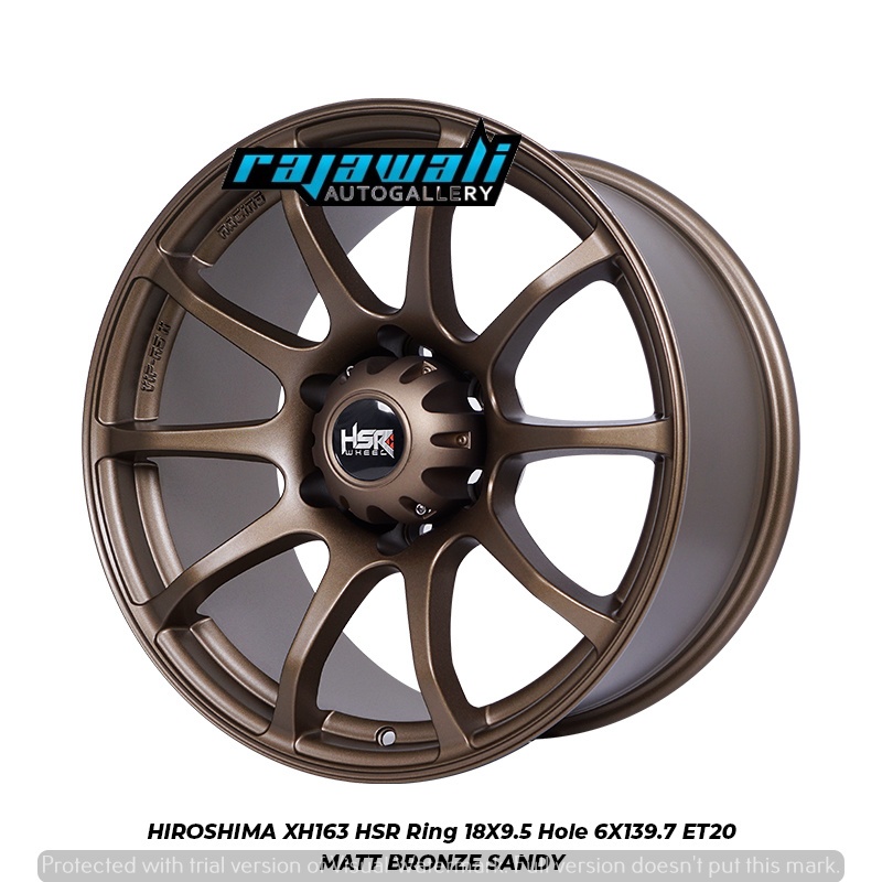 VELG MOBIL PAJERO FORTUNER TRITON RING 18 HIROSHIMA HSR MODEL JDM STYLE