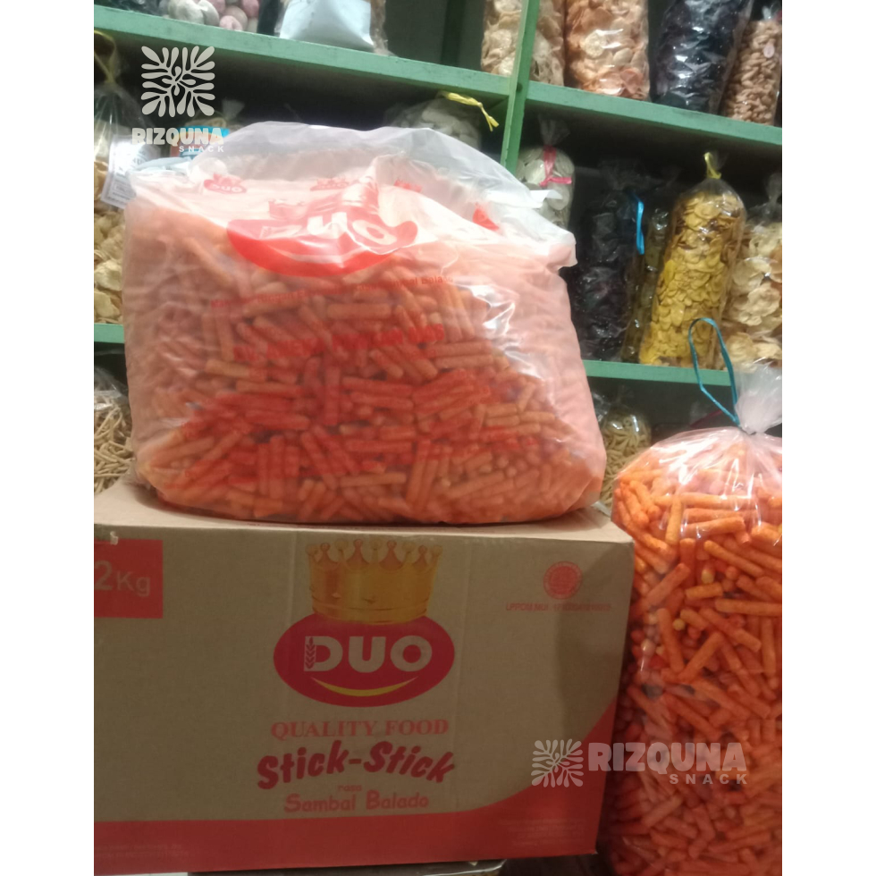 

STIK STICK DUO RASA SAMBAL BALADO GROSIR 1 DUS ISI 2KG DUO STIK SUPER