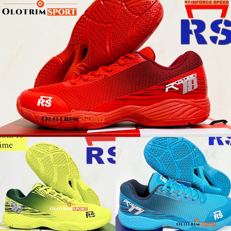 KODE K74E Sepatu Badminton RS Rosobin 11 12 14 15 16 17 18 Original