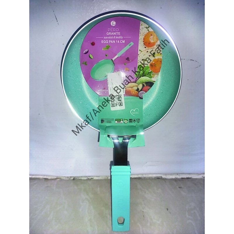 Pero Granite Egg Pan 14 CM Teplon Mini