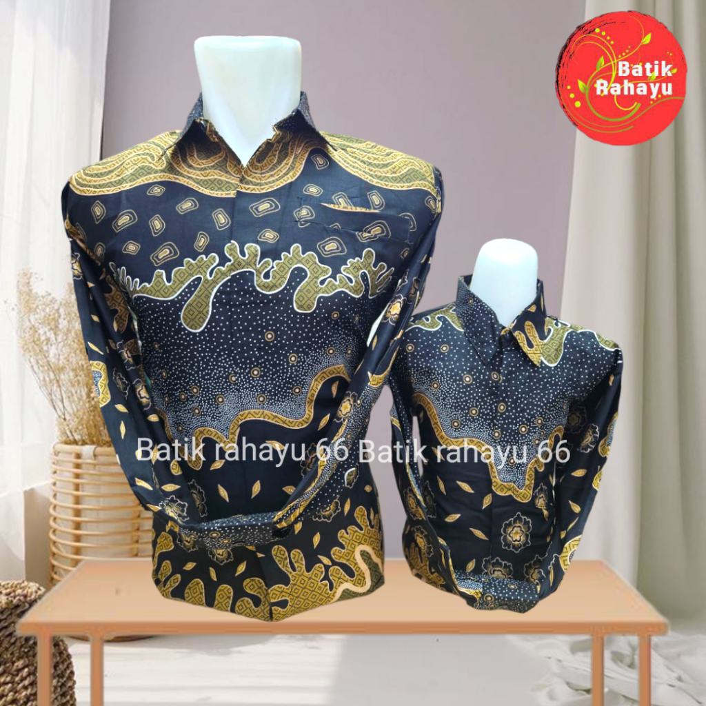Couple kemeja batik ayah anak/ couple kemeja batik/couple batik ayah dan anak /couple kemeja batik l