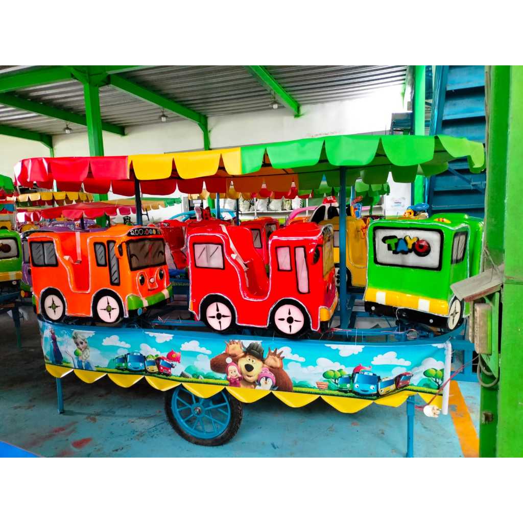 Odong odong kereta panggung fiber tayo