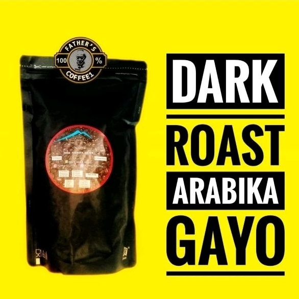 

Dark Roast Kopi Arabika Gayo 1Kg Basic Espresso/Blend/Kopi Susu/ Kopi Giling/Bubuk/Biji/Sangrai