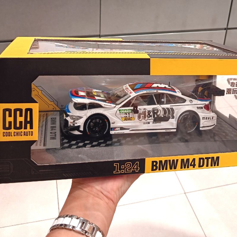 DIECAST CAR CCA BMW M4 DTM 1:24 WHITE