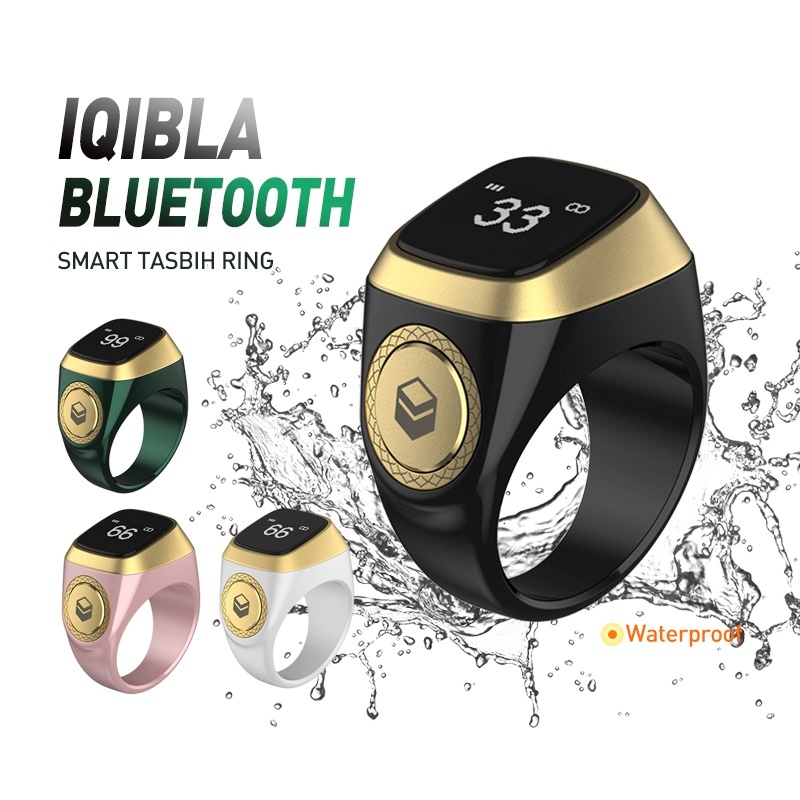 Zikr Ring Iqibla / Smart Ring Tasbih / Cincin Tasbih Ala Sultan Dubai /Bluetooth Ring