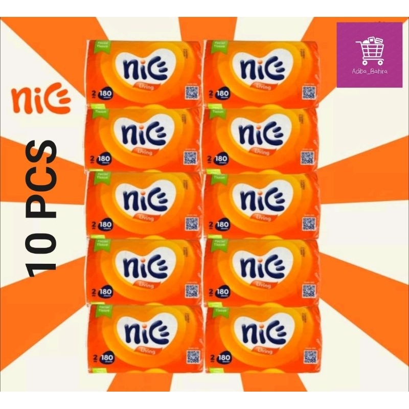 

10 PCS TISU NICE 180 SHEET