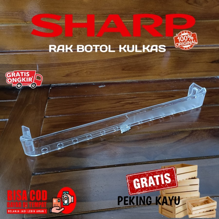 @@@@] RAK BOTOL KULKAS SHARP 1 PINTU DAN 2 PINTU ORIGINAL BARU