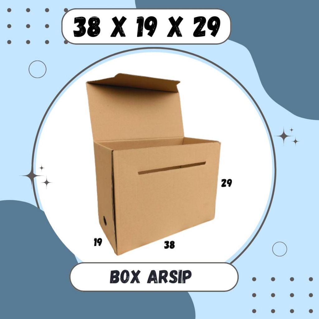 

Baru Box File 38x19x29 cm Kardus/Box/Arsip/File