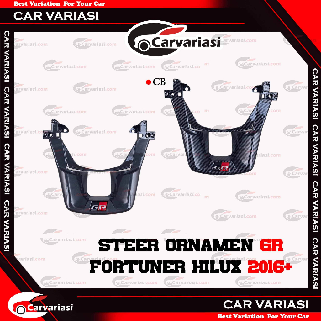 Panel V Steer Setir stir Wheel Carbon Fortuner hilux 2016 Panel Steer Fortuner 2016