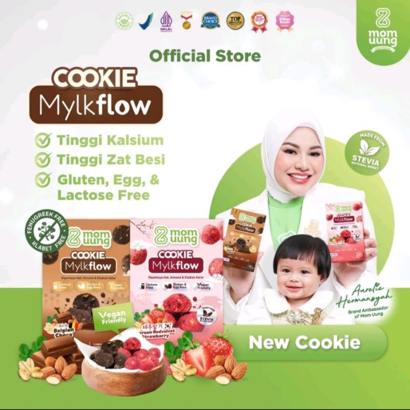 

Mom Uung Cookie Mylkflow | Kukis Sehat Pelancar Asi