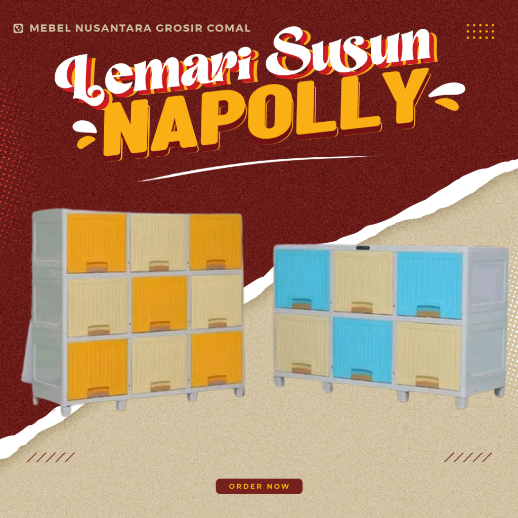 LEMARI SUSUN NAPOLLY|LEMARI PINTU 6&9|LEMARI SEPATU|LEMARIKERUDUNG|LEMARI PLASTIK