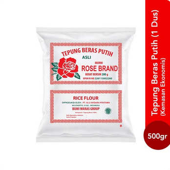 

Tepung Beras Rose Brand - 500 Gr