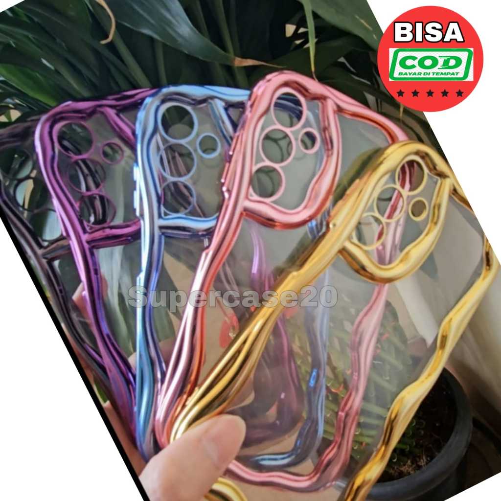 REALME C53 C51 C55 Softacase Lumeran Gold Casing Hp Mewah