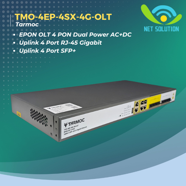 Tarmoc TMO-4EP-4SX-4G-OLT | OLT EPON 4 PON ( Bukan OLT HSGQ E04R 4 PON )