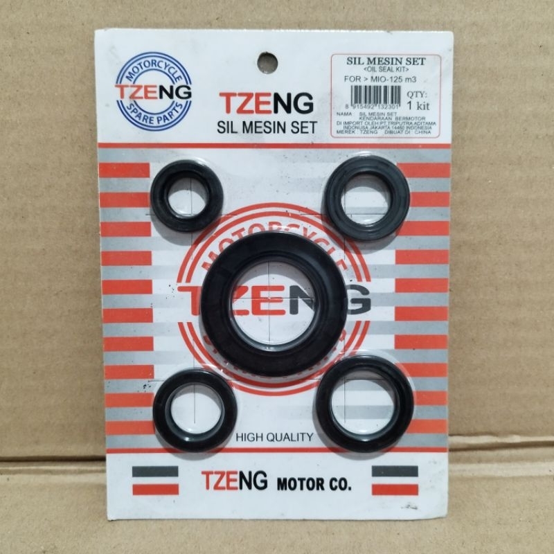 OLI SEAL KOMPLIT SIL MESIN SET YAMAHA MIO M3 - MIO 125 ORIGINAL TZENG GOSEN