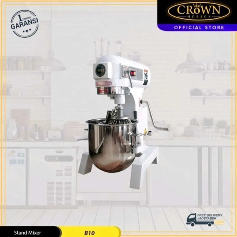 CROWN HORECA B10 Planetary Mixer 10 Liter 450 Watt