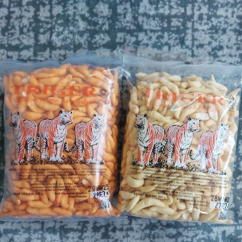 

Bidaran keju Triger 200gr / bidaran stick keju / bidaran balado/ bidaran telur gabus /widaran telur gabus