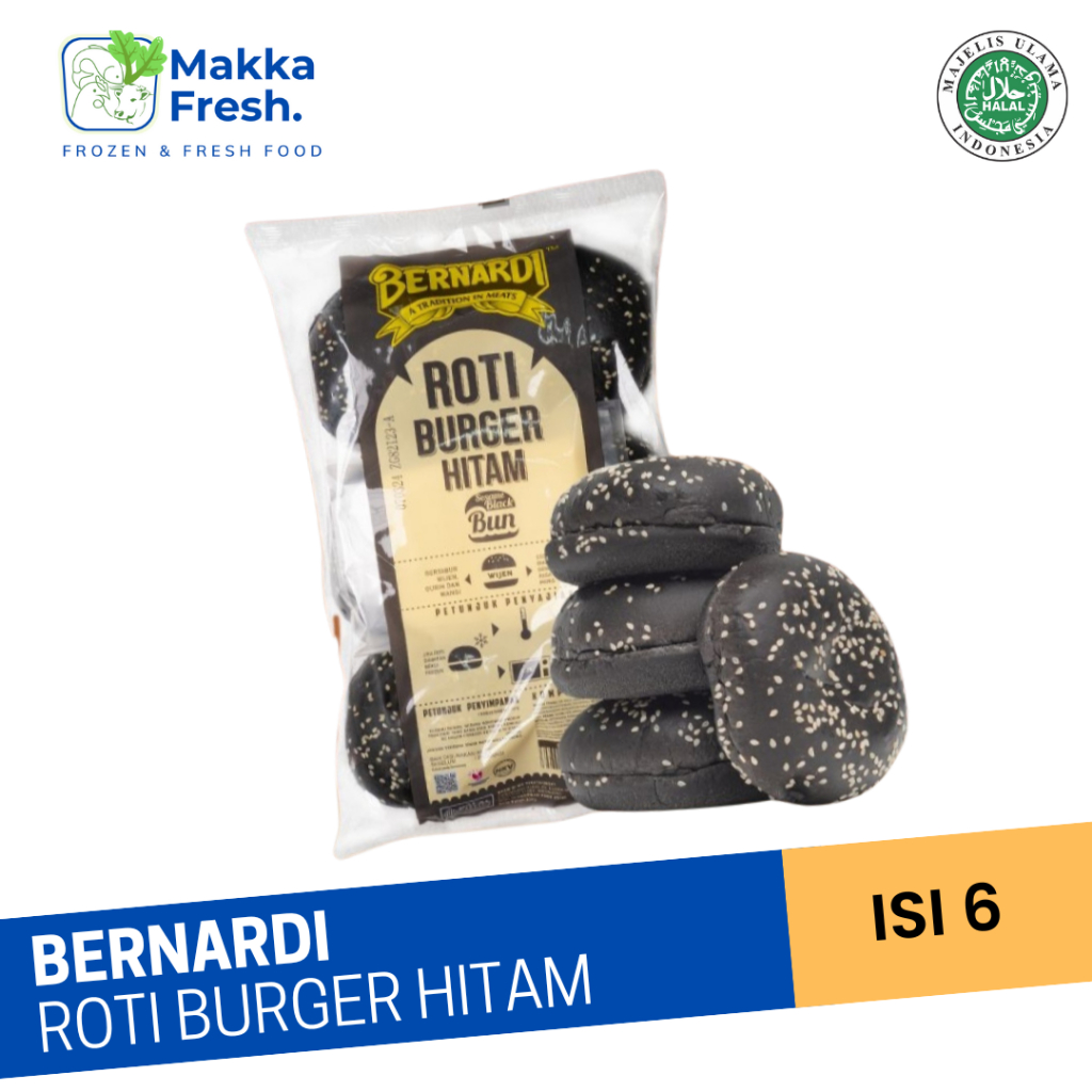 

bernardi roti burger hitam isi 6