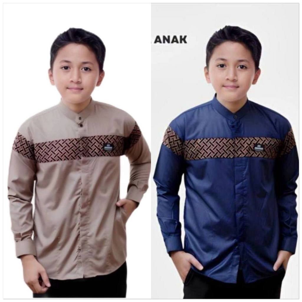 EXCLUSIVE BAJU KOKO ANAK LAKI LAKI LENGAN PANJANG USIA 4-12THN KOKO KOBATA ELRUMI KOKO ANAK LAKI