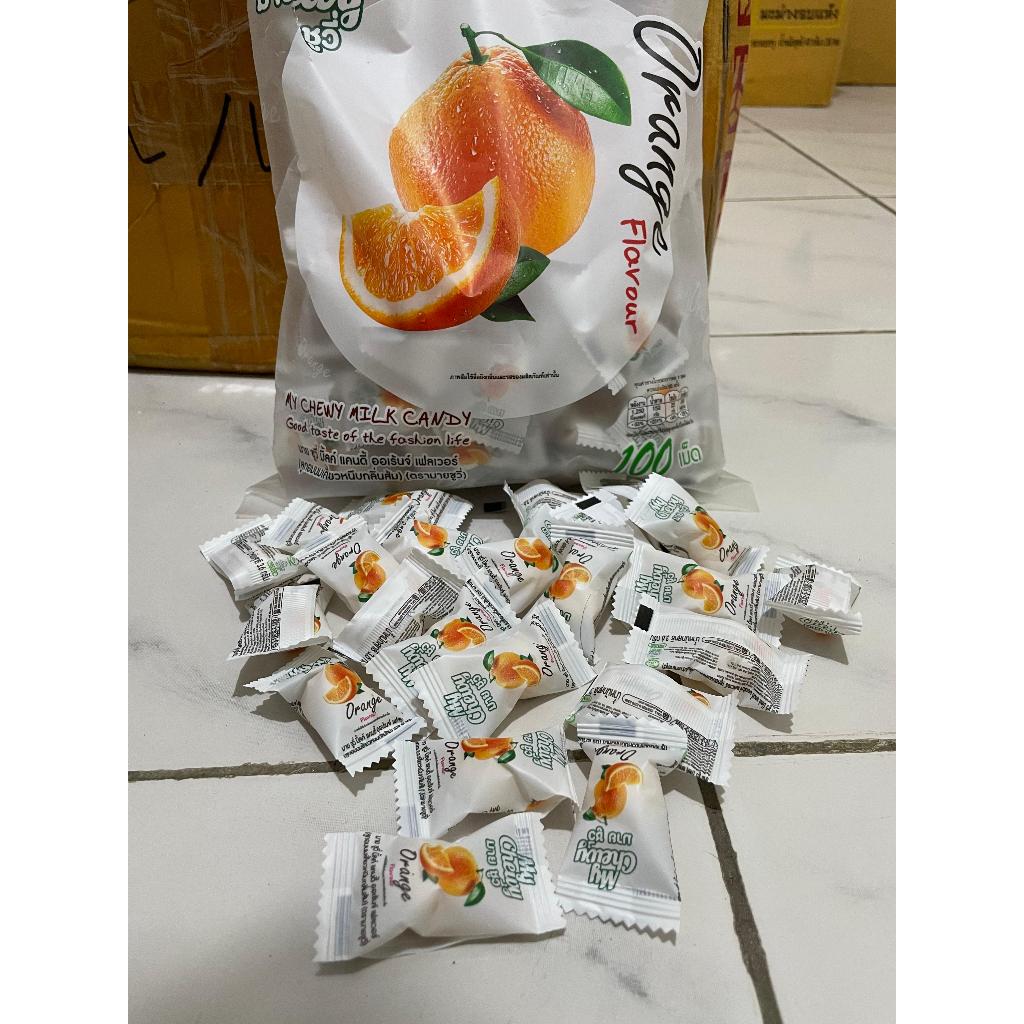 

My Chewy ORANGE Candy Permen READY STOCK / pcs My Chewy ori bkk 1-PCS KECIL