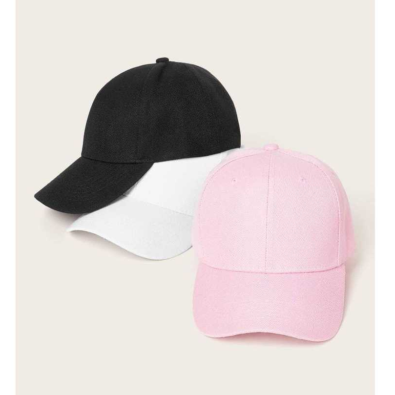 [ TOPI POLOS HITAM ] Topi Polos Denim Tebal Enak Saat Dipakai All size Dewasa Pria Wanita