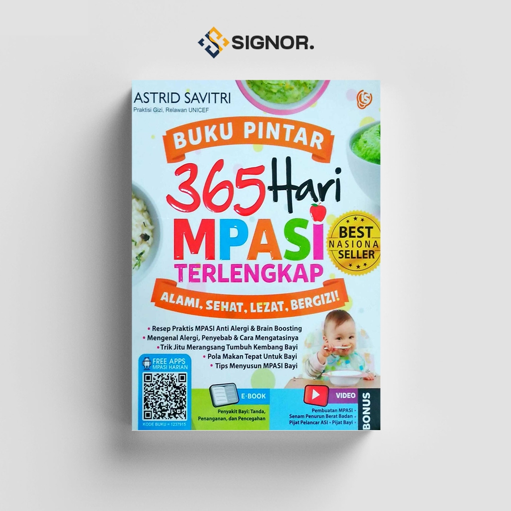 

[ID2111] Buku Pintar 365 Hari MPASI Terlengkap - Astrid Savitri
