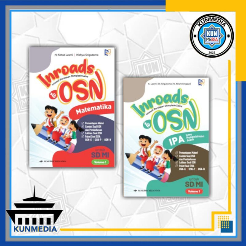 BUKU OLIMPIADE INROADS TO OSN MATEMATIKA IPA SD ERLANGGA VKM