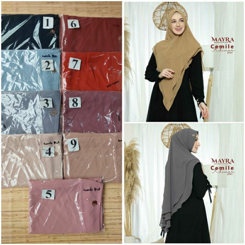 CEMILE Khimar Plat by Mayra