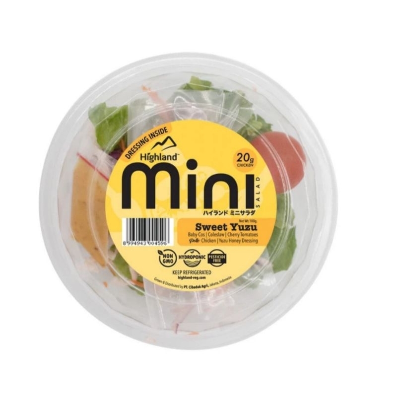

Salad Sayur Highland Mini Mix Sweet Yuzu - 100 gram