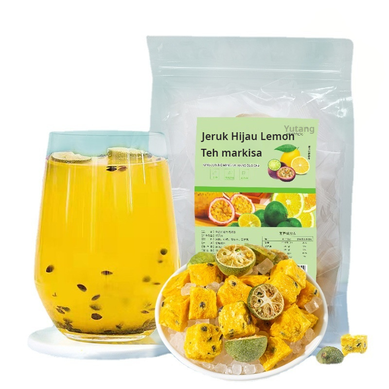 

Teh buah kering Lemon passion fruit kaya akan vitamin Teh buah asam manis minuman sehat yang enak dan praktis untuk diseduh kapan saja