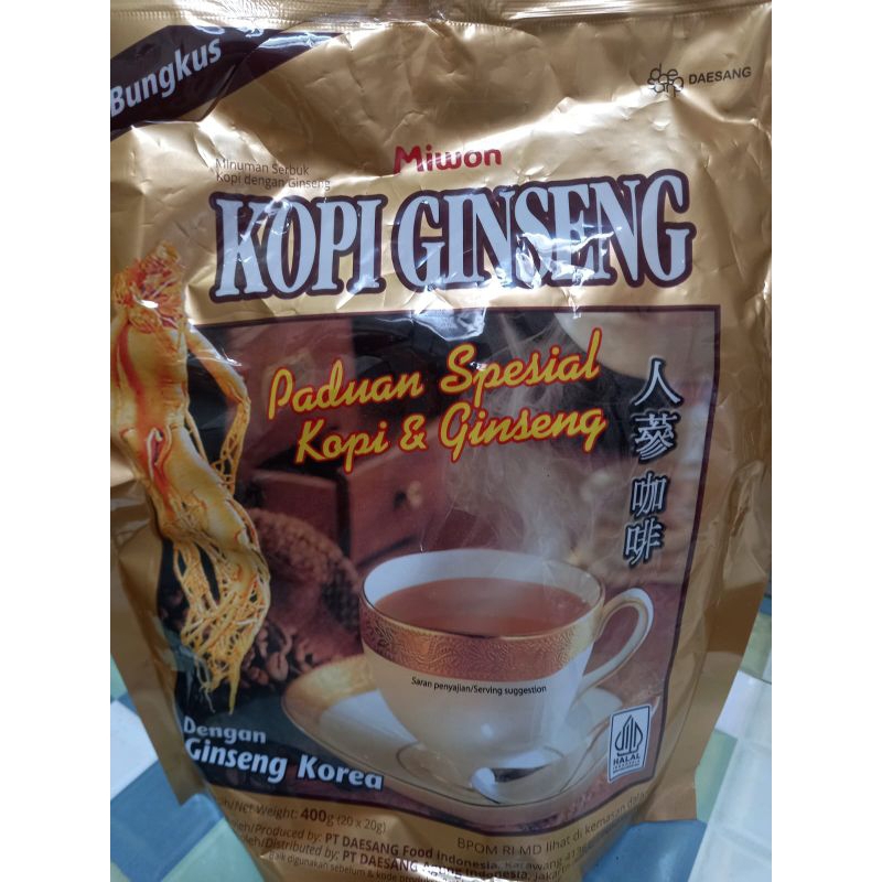 

Kopi Ginseng Miwon