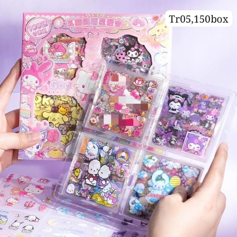 

Sticker Lucu 2D Sanrio Karakter Kuromi Melody