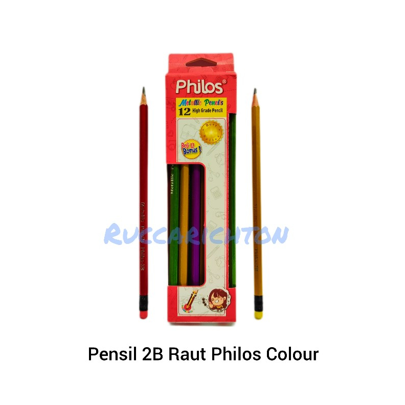 

PENSIL 2B RAUT PHILOS STIP COLOUR