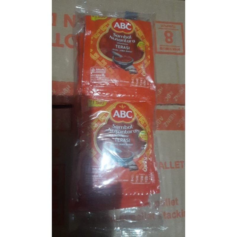 

SAMBAL TERASI ABC 10 SACHET*18 GR