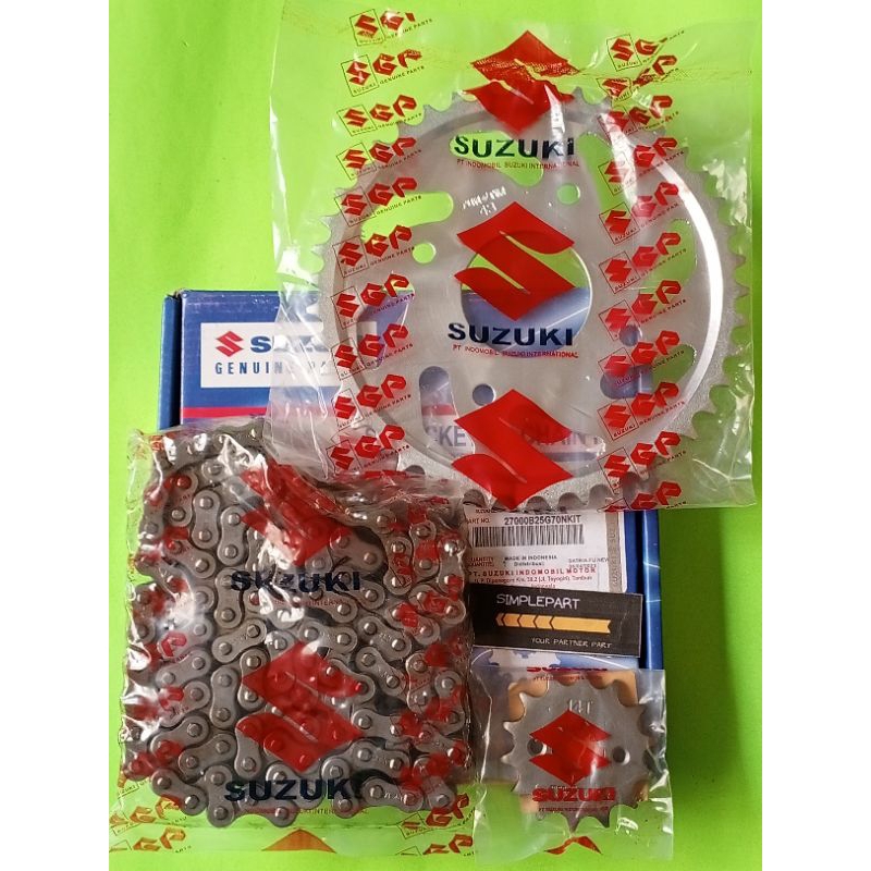 Gear set Satria Fu New 150 gear set fu new gear set Satria facelift gear set Fu new 2015