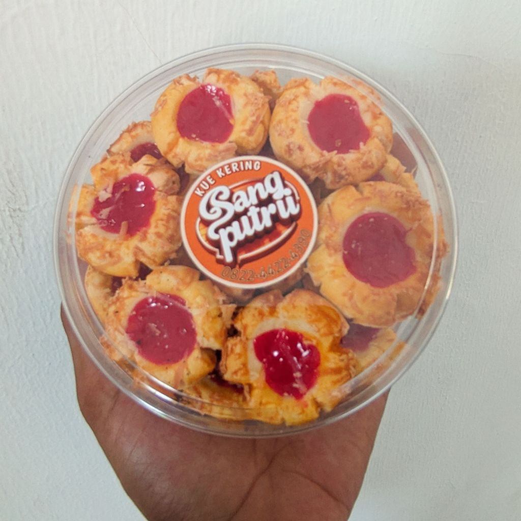 

Kue Kering Tumbprin Berry 500 Gram Sang Putrii Homemade