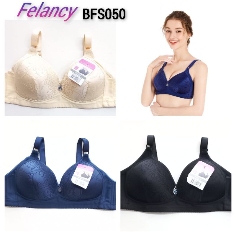 BFS050 Bra jumbo Felancy full cup Tanpa Kawat 38C 40C 42C