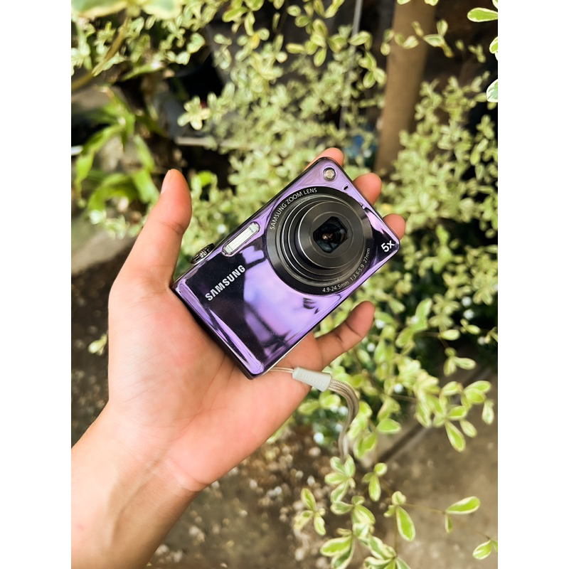 Kamera Digital Digicam Pocket Samsung PL150 Purple Chrome